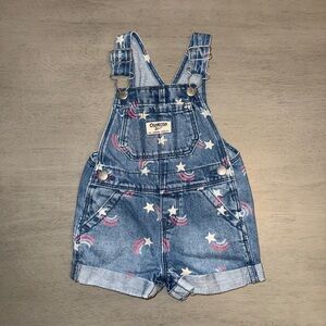 OshKosh B'gosh Denim Overalls with Shooting Stars